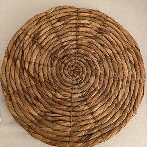 Set of 4 Sturdy Wicker Placemats